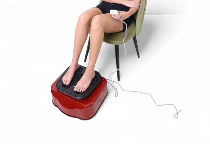 Blood Circulation Foot and Leg Massager Machine for Pain Relief & Relaxation, Electric Foot Massager for Muscle Recovery, Improved Blood Flow & Stress Relief